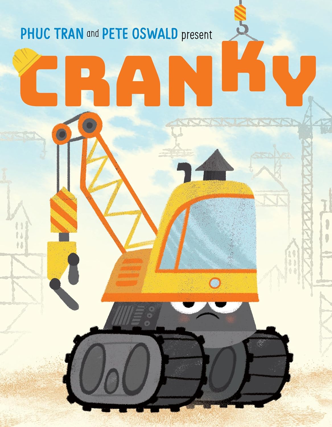 Image for "Cranky" - illustration pf a construction vehicle with a bad mood expression