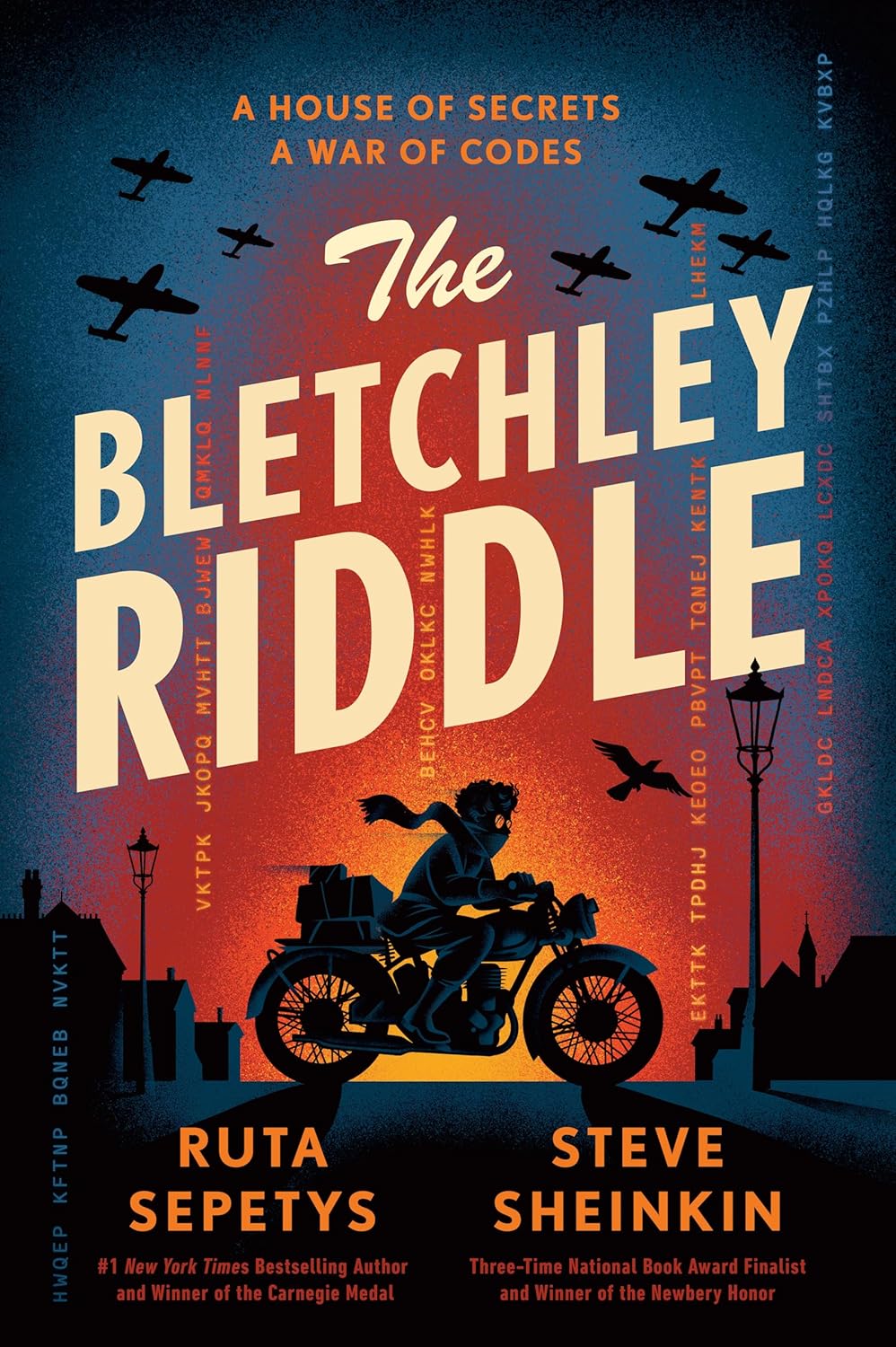 The Bletchley Riddle by Ruta Sepetys - person riding on a motorcycle