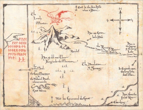 Hobbit Map