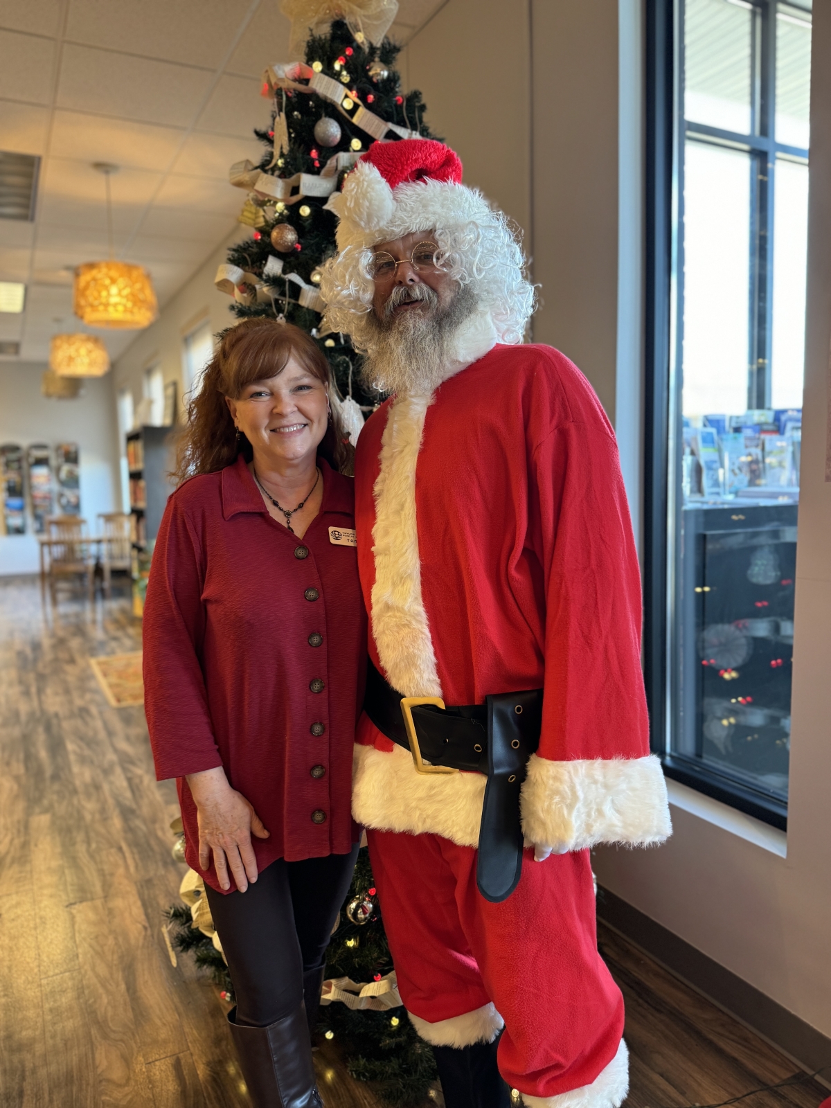 Santa Claus with Director Tammy at TCPL