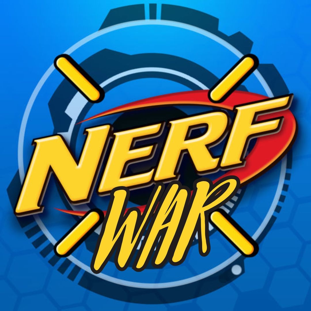 Nerf War - Blue, red, and yellow design