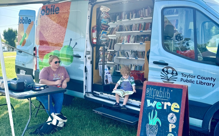 tasha and ira bookmobile